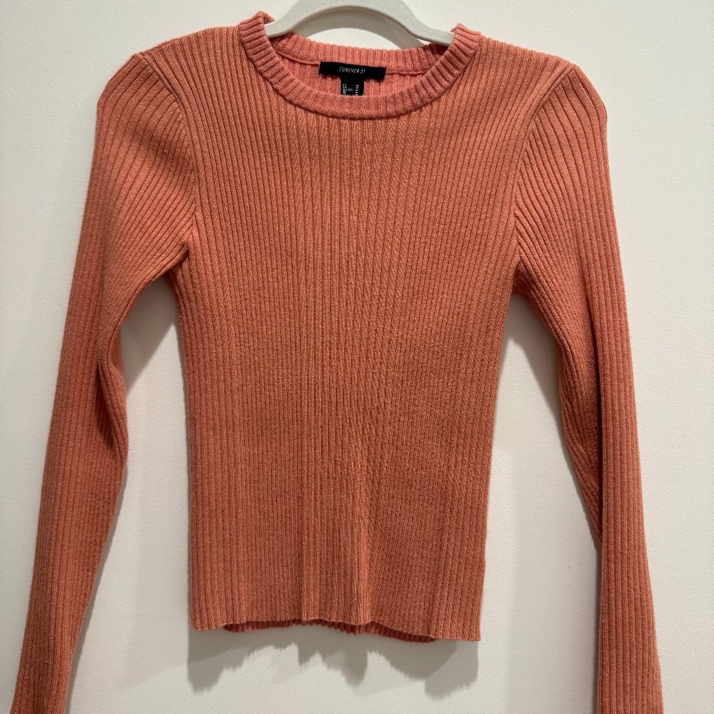 Forever 21 Pink Long Sleeve Shirt